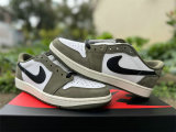 Authentic Air Jordan 1 Low OG GS Green/White
