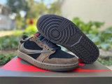 Authentic Travis Scott x Air Jordan 1 Low Brown/Black