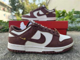 Authentic Nike SB Dunk Low Gold/Red Sepia/Sail