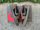 Authentic Travis Scott x Air Jordan 1 Low Brown/Black
