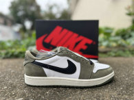 Authentic Air Jordan 1 Low OG Green/White