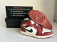 Authentic Air Jordan 1 Mid Sail/Midnight Green