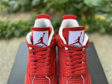 Authentic Air Jordan 4 Red/White