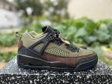 Authentic Jordan Spizike Low Black/Brown/Green