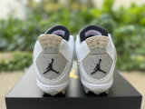Authentic Air Jordan 4 Retro TD White/Grey/Black