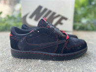 Authentic Travis Scott x Air Jordan 1 Low Red/Black