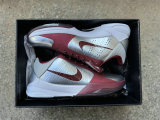 Authentic Nike Kobe 5 Protro Team Red/Silver