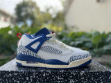 Authentic Jordan Spizike Low White/Blue