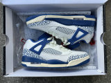 Authentic Jordan Spizike Low White/Blue