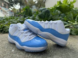 Authentic Air Jordan 11 Low Blue/White