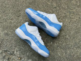 Authentic Air Jordan 11 Low Blue/White