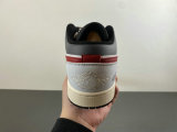 Authentic Air Jordan 1 Low GS Grey/White/Red