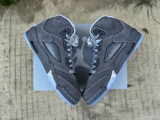 Authentic Air Jordan 5 Low GS “Wolf Grey”