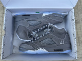 Authentic Air Jordan 5 Low GS “Wolf Grey”