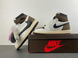 Authentic Travis Scott x Air Jordan 1 High OG Brown/Black/White