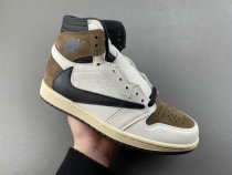 Authentic Travis Scott x Air Jordan 1 High OG Brown/Black/White GS Authentic Travis Scott x Air Jordan 1 High OG Brown/Black/White GS