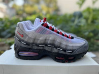 Authentic UNDEFEATED x Nike Air Max 95 Grey/Black/Red