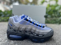 Authentic Nike Air Max 95 Grey/Black/Blue