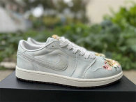 Authentic Air Jordan 1 Low OG GS Sail/Grey