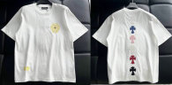 Chrome Hearts Short Round Collar T-shirt M-XXXL (2)