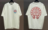 Chrome Hearts Short Round Collar T-shirt M-XXL (8)