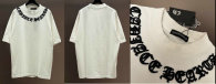 Chrome Hearts Short Round Collar T-shirt M-XXL (6)