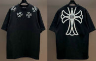 Chrome Hearts Short Round Collar T-shirt M-XXL (9)