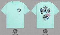 Chrome Hearts Short Round Collar T-shirt S-XXL (30)