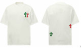 Chrome Hearts Short Round Collar T-shirt XS-L (17)
