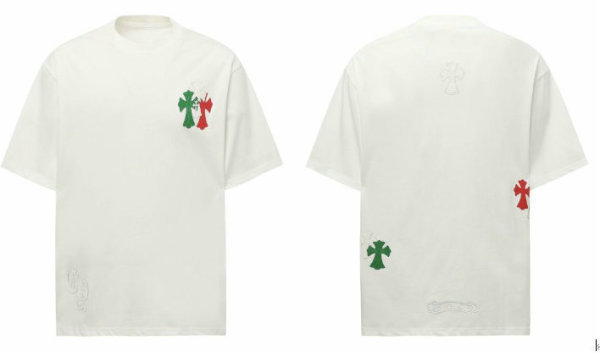 Chrome Hearts Short Round Collar T-shirt XS-L (17)