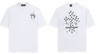 Chrome Hearts Short Round Collar T-shirt S-XXL (4)