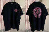 Chrome Hearts Short Round Collar T-shirt S-XXL (13)