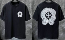 Chrome Hearts Short Round Collar T-shirt S-XL (25) Chrome Hearts Short Round Collar T-shirt S-XL (25)