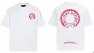 Chrome Hearts Short Round Collar T-shirt S-XXL (1)