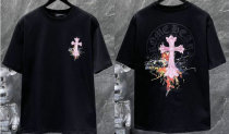 Chrome Hearts Short Round Collar T-shirt S-XL (45) Chrome Hearts Short Round Collar T-shirt S-XL (45)