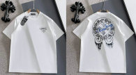 Chrome Hearts Short Round Collar T-shirt S-XXL (34)