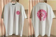 Chrome Hearts Short Round Collar T-shirt S-XXL (12)