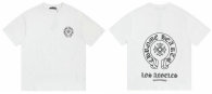 Chrome Hearts Short Round Collar T-shirt S-XL (1)