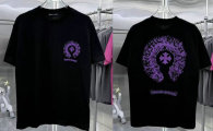 Chrome Hearts Short Round Collar T-shirt S-XXL (9)