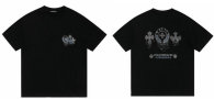 Chrome Hearts Short Round Collar T-shirt S-XL (9)