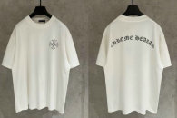 Chrome Hearts Short Round Collar T-shirt S-XXL (39)