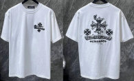 Chrome Hearts Short Round Collar T-shirt S-XL (38)