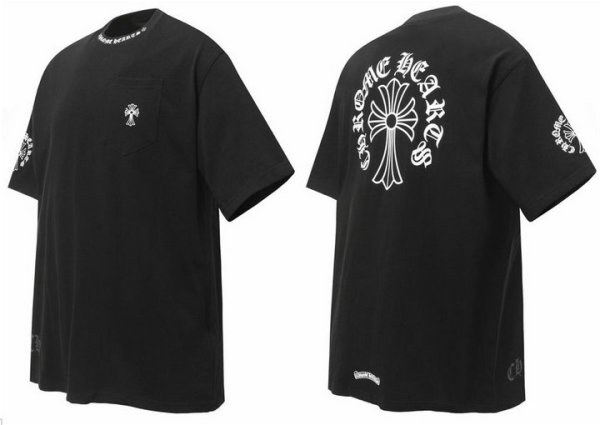 Chrome Hearts Short Round Collar T-shirt XS-L (6)