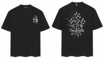 Chrome Hearts Short Round Collar T-shirt S-XXL (3)