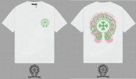 Chrome Hearts Short Round Collar T-shirt S-XXL (22)