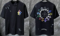Chrome Hearts Short Round Collar T-shirt S-XL (27)