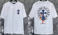 Chrome Hearts Short Round Collar T-shirt S-XL (44)