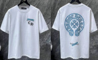 Chrome Hearts Short Round Collar T-shirt S-XL (20)