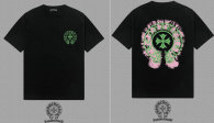 Chrome Hearts Short Round Collar T-shirt S-XXL (20)