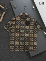 LV Short Round Collar T-shirt S-XL (5)